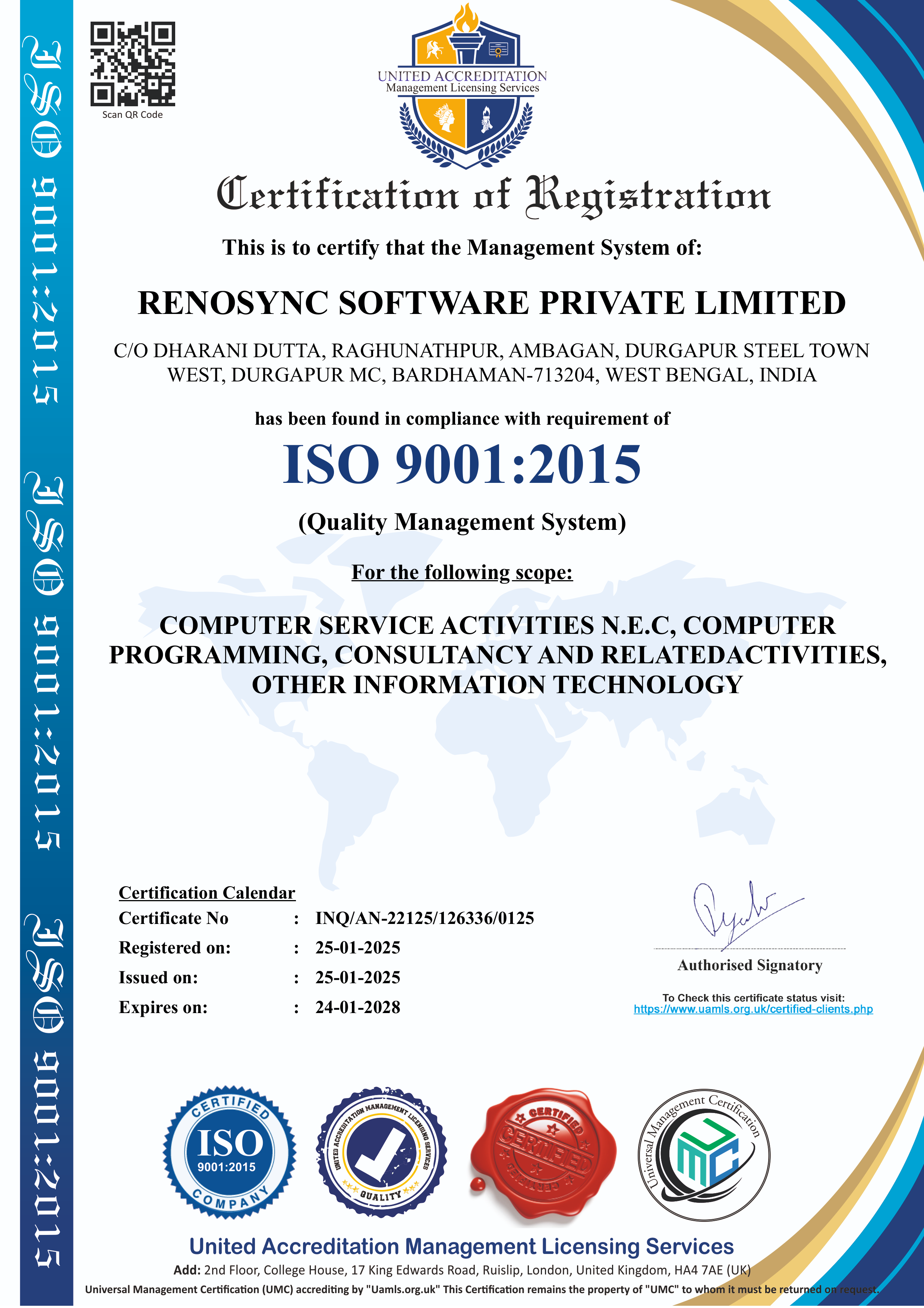 ISO 9001 Certificate